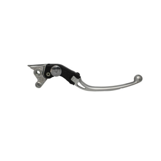Adjustable folding lever ACCOSSATO aluminium, master cylinder strieborná