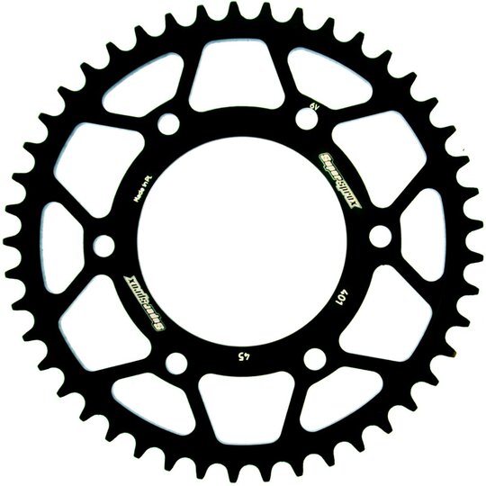 Reťazová rozeta SUPERSPROX RFE-401:45-BLK čierna 45T, 520