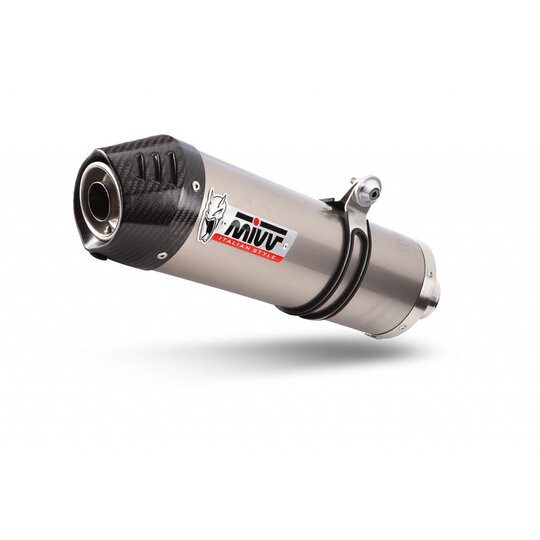 Koncovka výfuku MIVV OVAL H.079.LNC Titán/karbónová koncovka