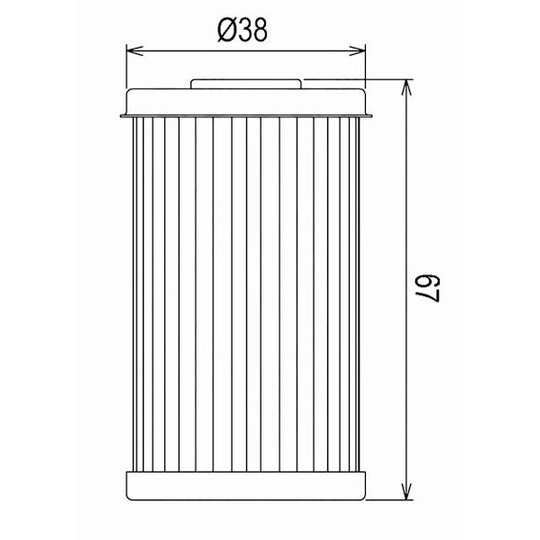 Olejový filter CHAMPION COF069 100609915