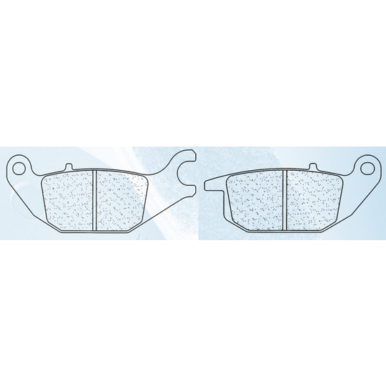 Brzdové obloženie CL BRAKES 1067 RX3