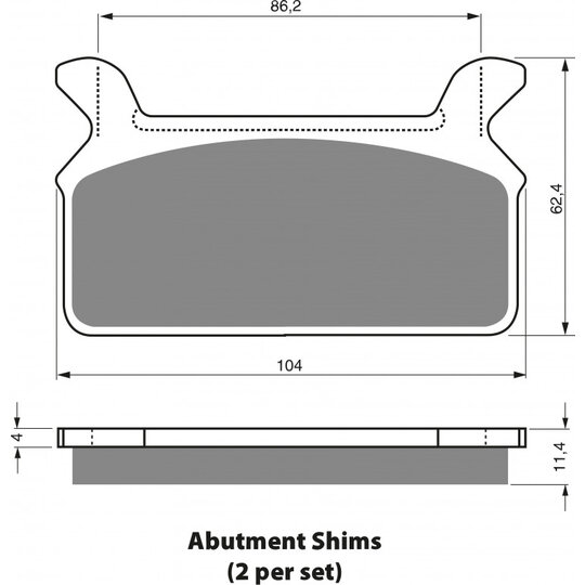Brzdové obloženie GOLDFREN 063 AD