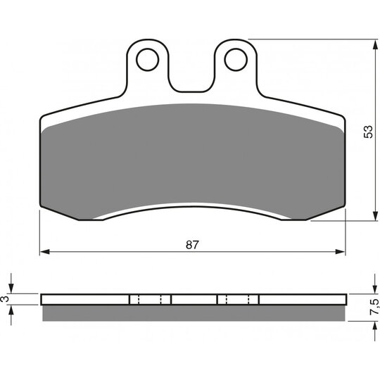Brzdové obloženie GOLDFREN 105 S3