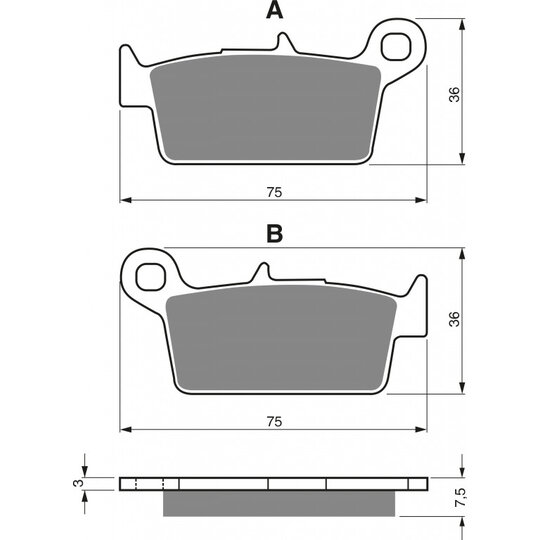 Brzdové obloženie GOLDFREN 071 AD  STREET
