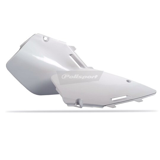 Bočné číslové tabuľky POLISPORT (pár) biela