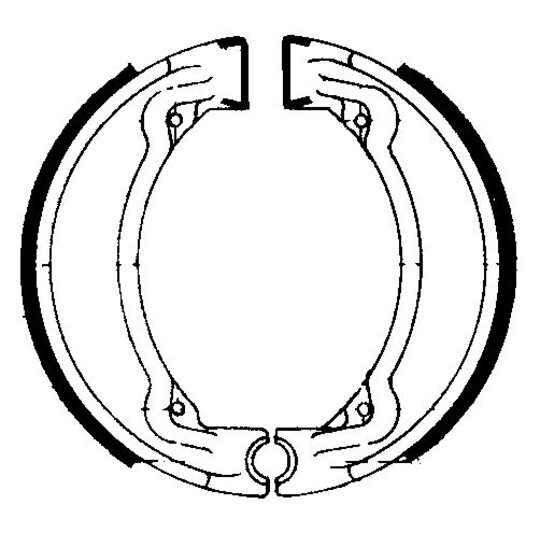 Brzdové čeľuste FERODO 225129032