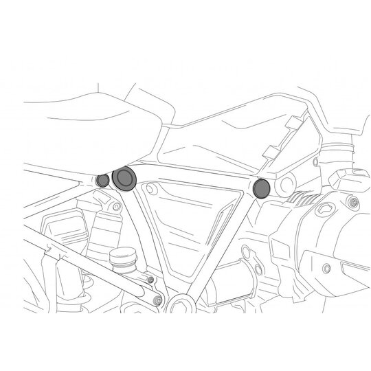 Krytky  na podvozok PUIG 0327N čierna