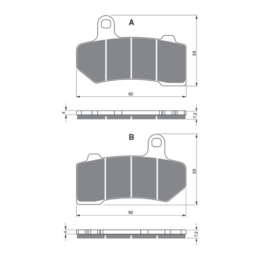 Brzdové obloženie GOLDFREN 271 S3