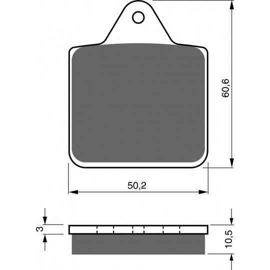 Brzdové obloženie GOLDFREN 236 S33 STREET Zadná