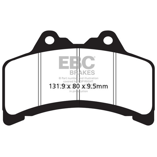 Brzdové obloženie EBC FA191