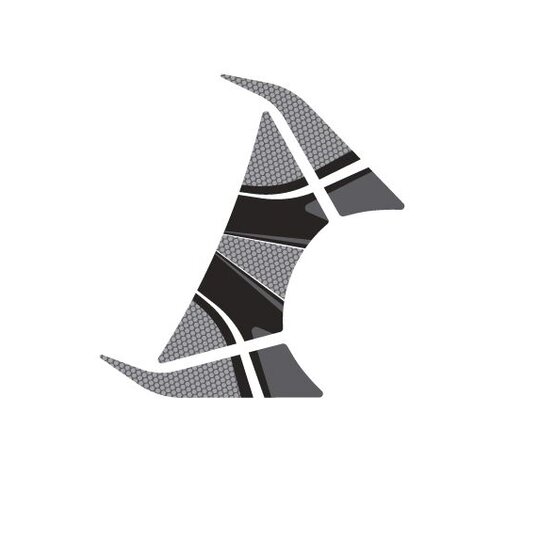 Ochranné nálepky na "okuliare" PUIG RADIKAL 2812U sivá