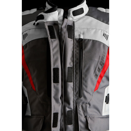 Furygan - bunda apalaches evo lady / grey-red - 00P_6492_933_details_7