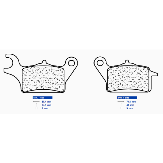 Brzdové obloženie CL BRAKES 3107 MSC