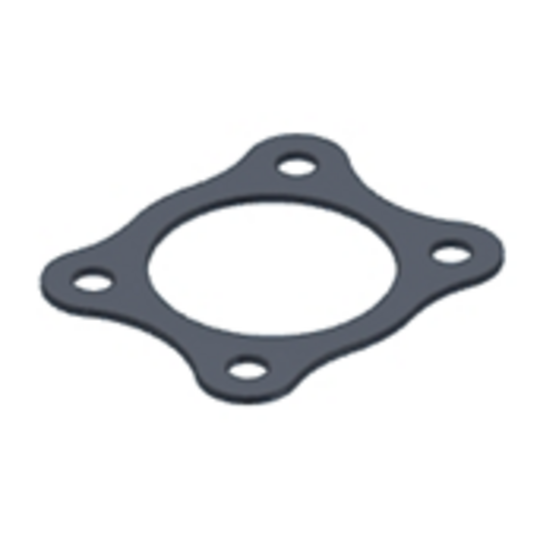 Grafitové tesnenie dosky MIVV 50.73.043.1 pre prírubu (4 otvory)