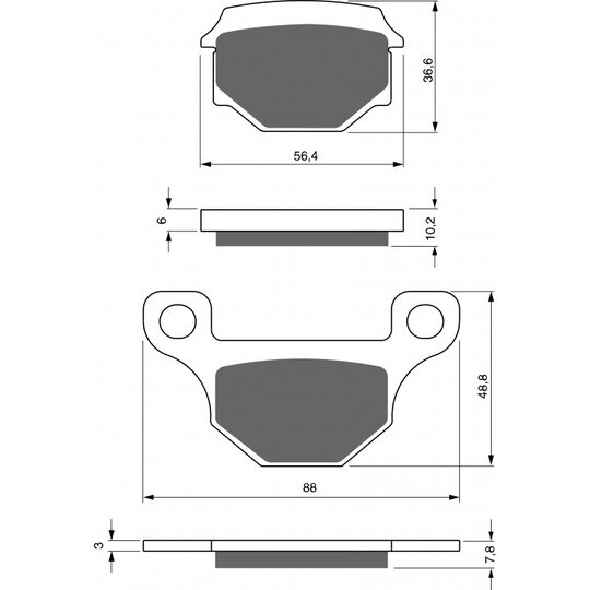 Brzdové obloženie GOLDFREN 289 S3