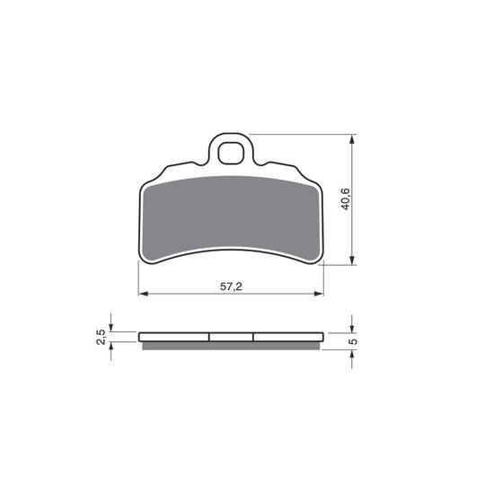 Brzdové obloženie GOLDFREN 388 S3