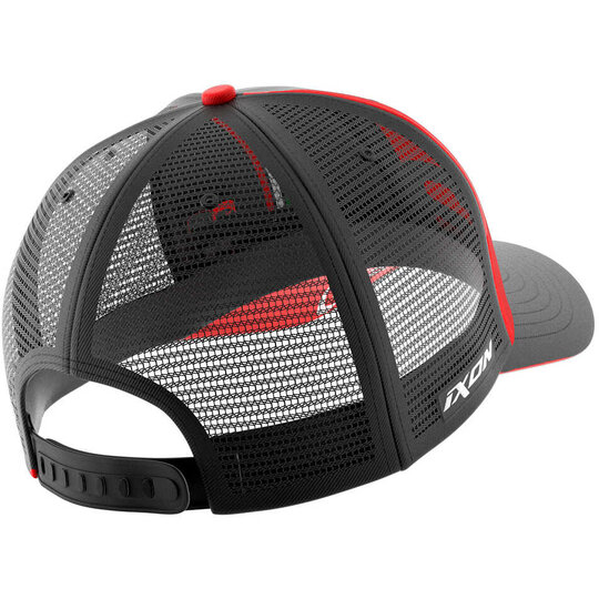 Ixon šíltovka cap 23 aprilia black/red - ixon-cap2-aprilia-23-black-red-neon-casual-cap_219038_zoom