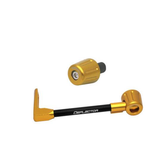 Lever guard ACCOSSATO with black hose and joint left, aluminium