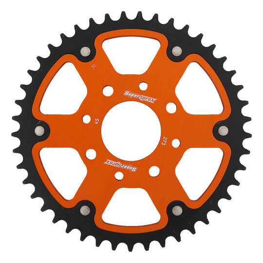 Reťazová rozeta SUPERSPROX STEALTH RST-273:45-ORG oranžová 45T, 520