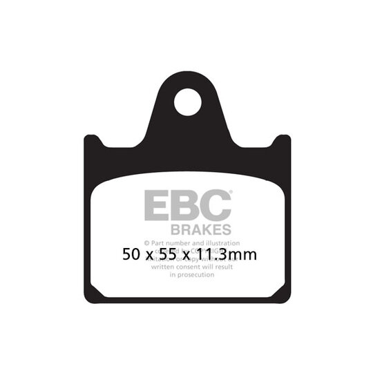 Brzdové obloženie EBC FA109