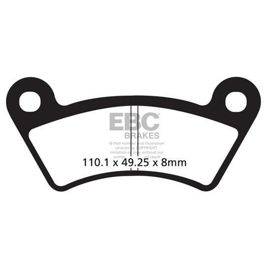 Brzdové obloženie EBC FA482TT