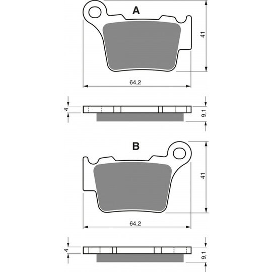 Brzdové obloženie GOLDFREN 191 AD