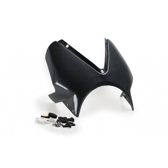 Plexi na motorku PUIG SEMI-FAIRING 1516C karbónový vzhľad karbónový vzhľad