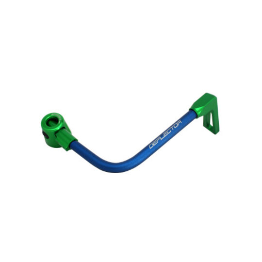Lever guard ACCOSSATO with blue hose and joint right, aluminium