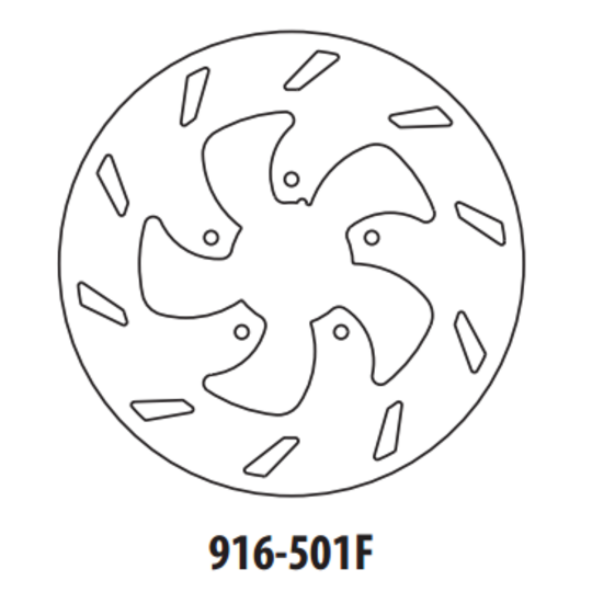 Brzdový kotúč GOLDFREN 916-501F predné 220 mm