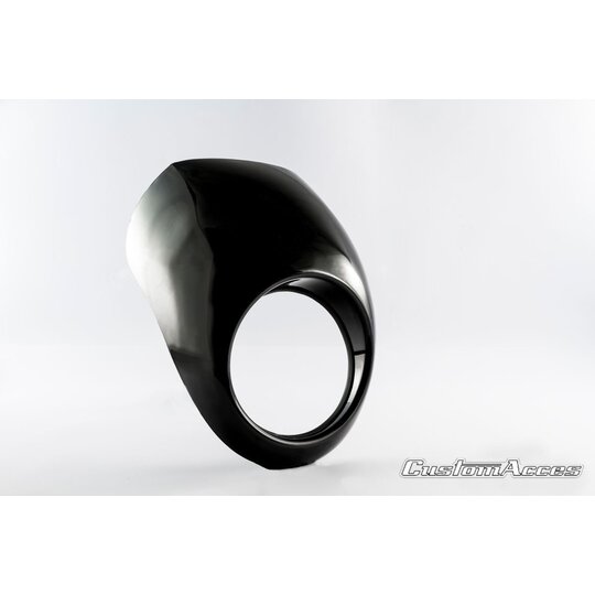 Plexi štít CUSTOMACCES ANARCHY CUP001N čierna