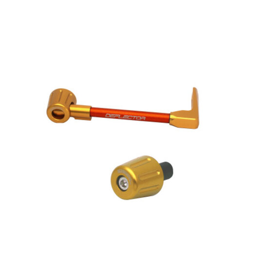 Lever guard ACCOSSATO with orange hose and joint right, aluminium