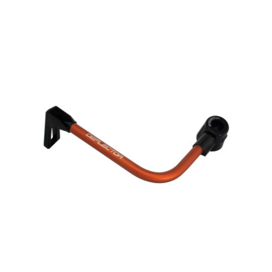 Lever guard ACCOSSATO with orange hose and joint left, aluminium