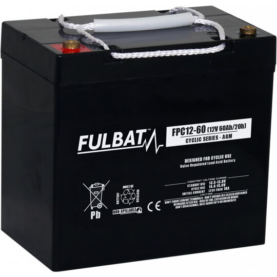 AGM batérie FULBAT FPC12-60 (T6)