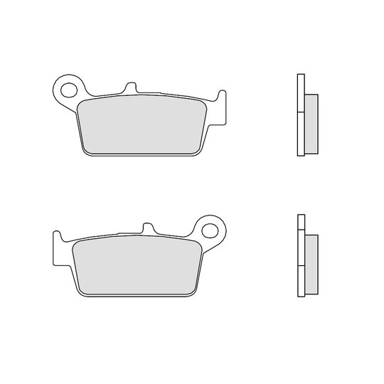 Brzdové obloženie BREMBO 07011 CC SCOOTER