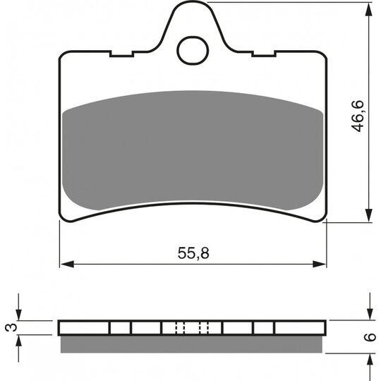 Brzdové obloženie GOLDFREN 066 AD