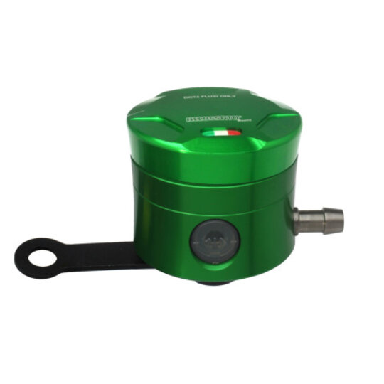 Nádržka na  brzdovú kvapalinu ACCOSSATO CNC-worked straight bracket included zelená