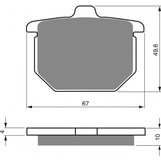 Brzdové obloženie GOLDFREN 079 AD
