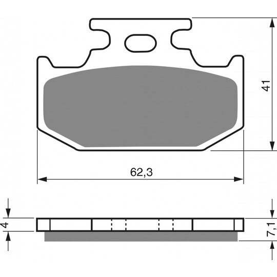 Brzdové obloženie GOLDFREN 317 S3