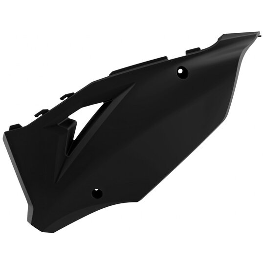 Bočné číslové tabuľky POLISPORT (pár) restyling čierna