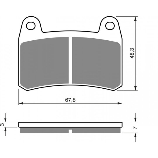 Brzdové obloženie GOLDFREN 361 AD  STREET