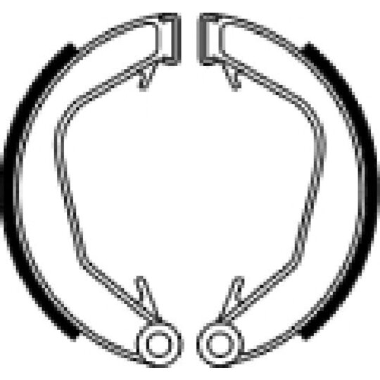 Brzdové čeľuste FERODO 225129219