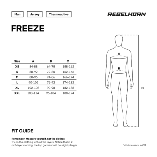Rebelhorn - termo freeze pánske nohavice / modré - freeze_men