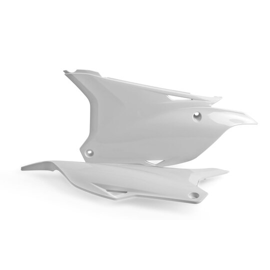 Bočné číslové tabuľky POLISPORT (pár) biela