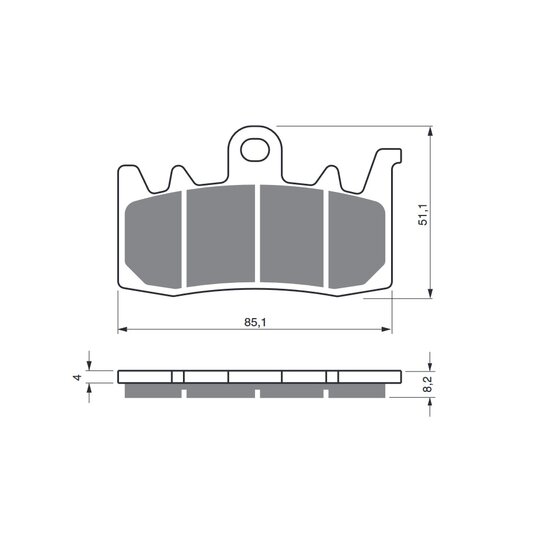 Brzdové obloženie GOLDFREN 328 S3