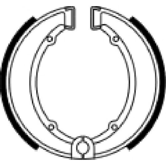 Brzdové čeľuste FERODO 225129221