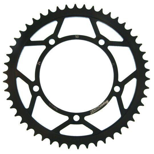 Reťazová rozeta SUPERSPROX RFE-24:50-BLK čierna 50T, 420