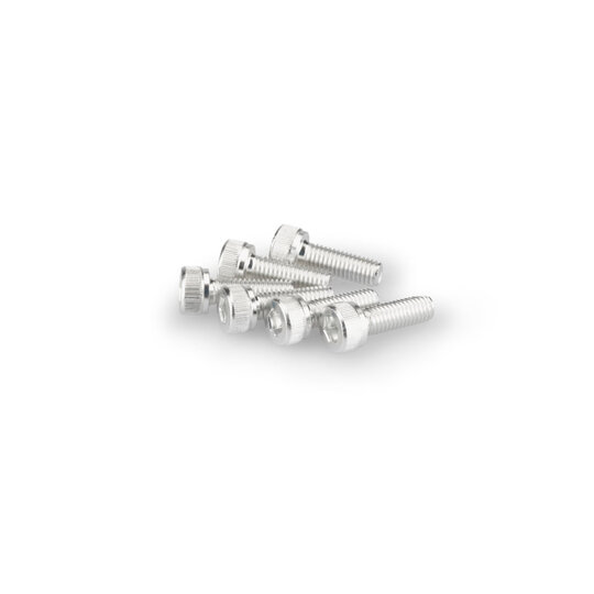Skrutky PUIG ANODIZED 0146P strieborná M5 x 15 mm (6 ks)