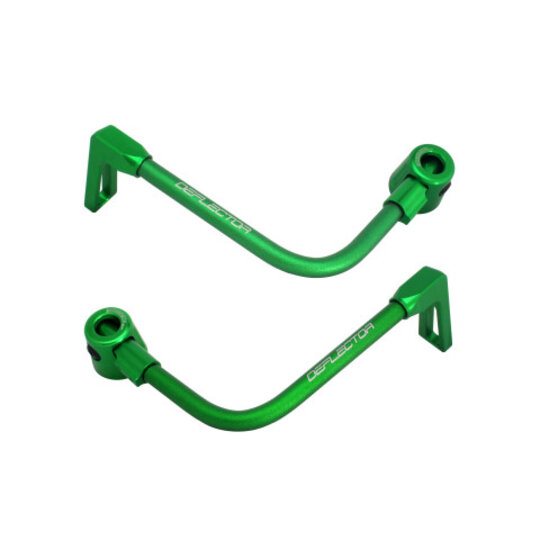 Lever guard ACCOSSATO with green hose and joint right + left , aluminium