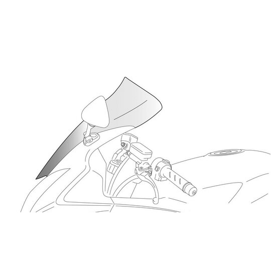 Plexi štít PUIG TOURING 0626V zelená