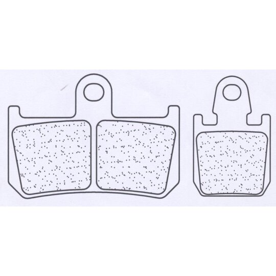 Brzdové obloženie CL BRAKES 1180 C59 (C55) (2 ks v sade)